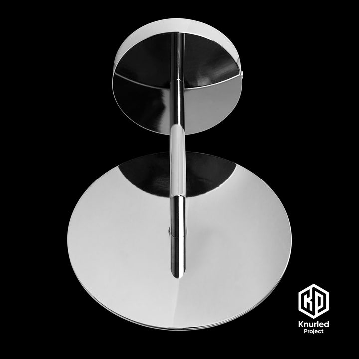 Chrome Disc Wall Light