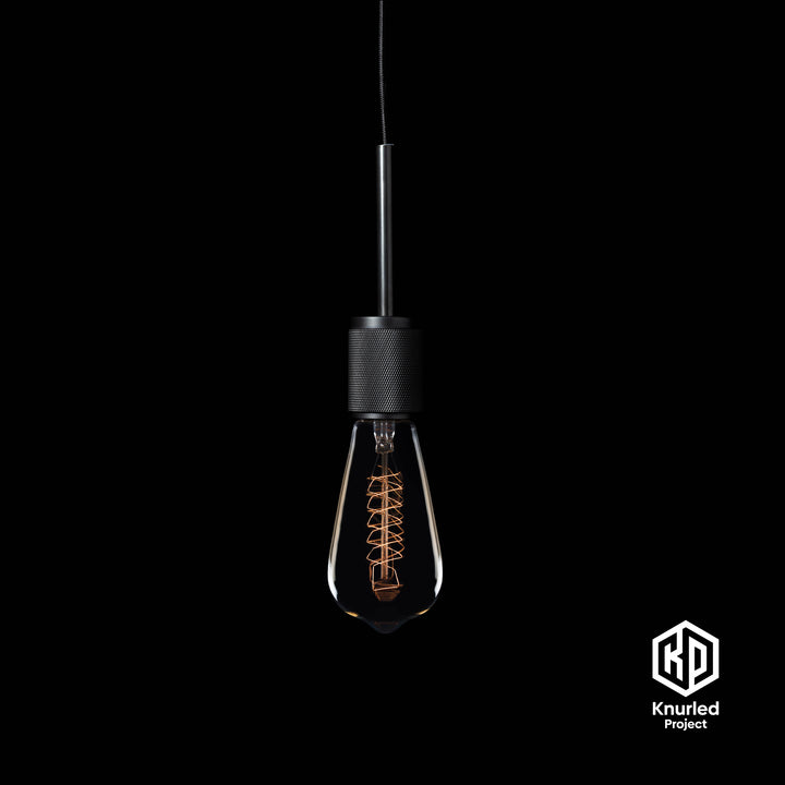 Matte Black Pendant Light