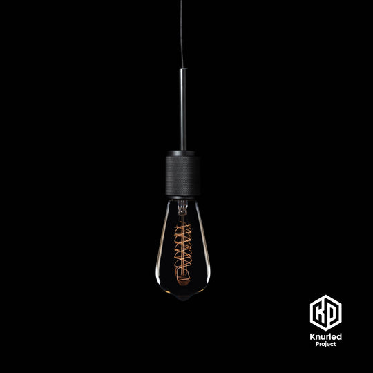 Matte Black Pendant Light