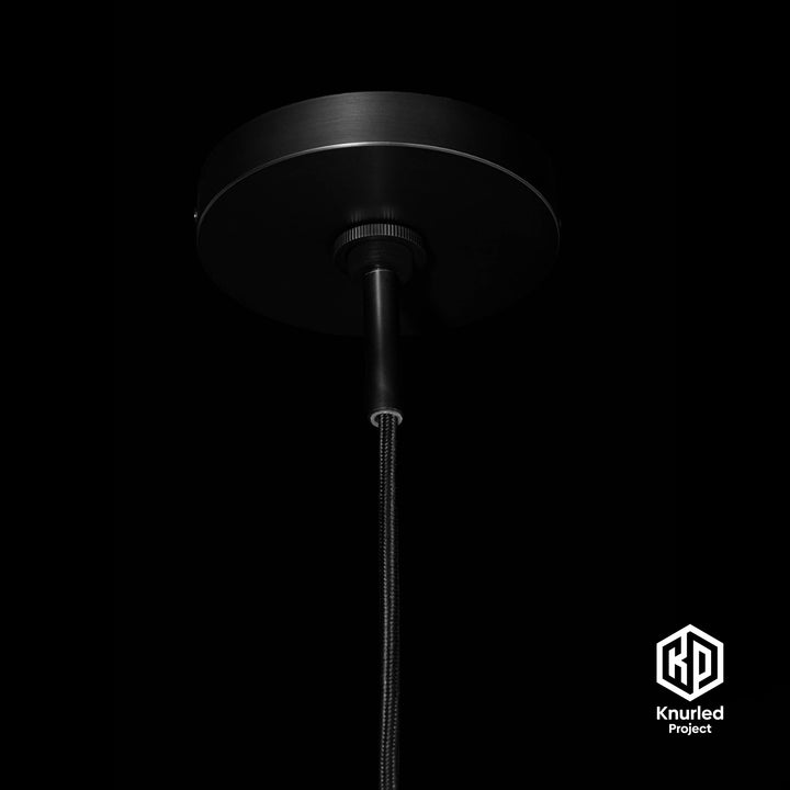 Matte Black Shade Pendant Light + Bell Shade