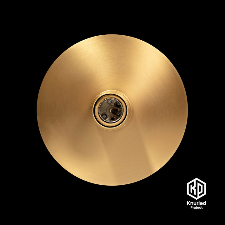 Brass Ceiling light with disc