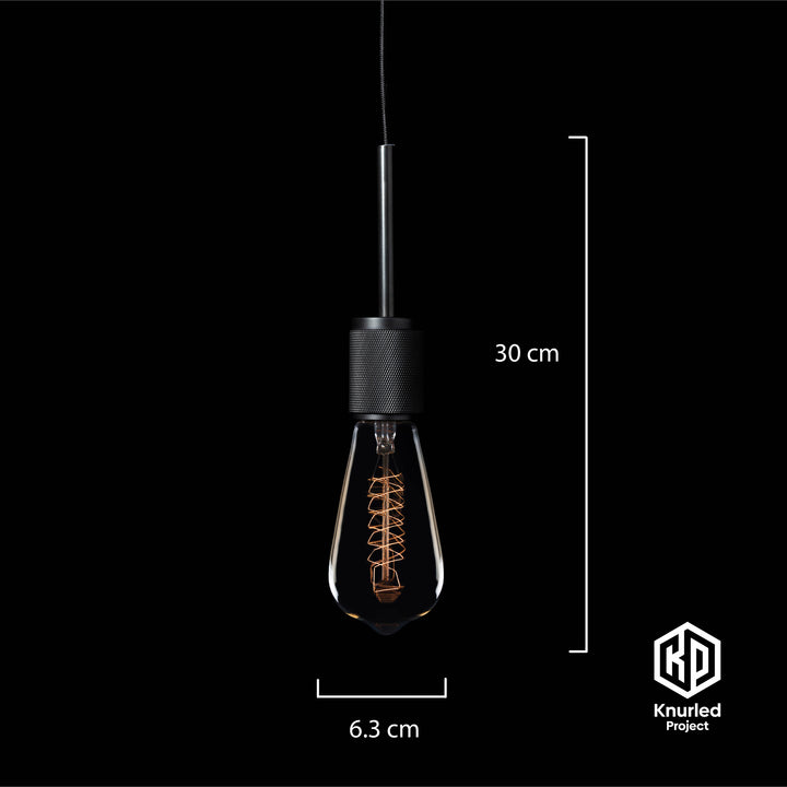 Matte Black Pendant Light