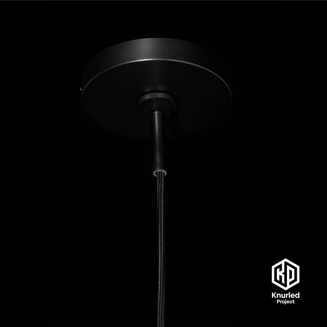 Matte Black Shade Pendant Light + Cone Shade