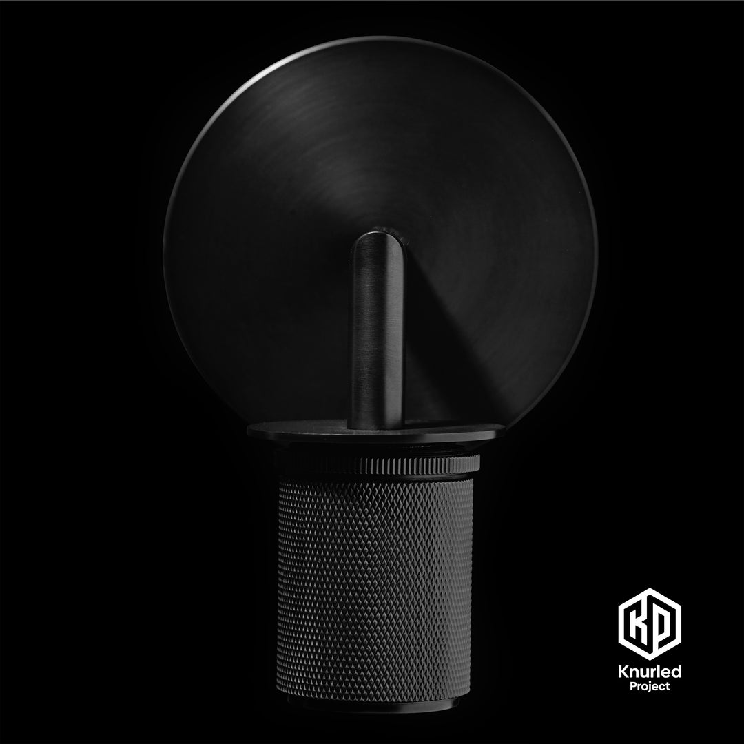 Matte Black Shade Wall Light + Cone Shade