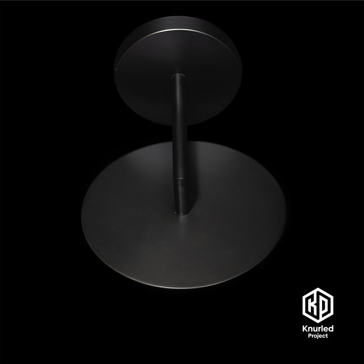 Matte Black Disc Wall Light