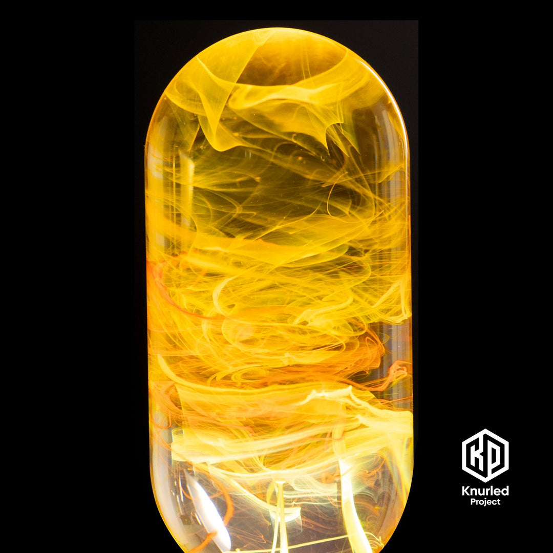 Yellow lava mood bulb