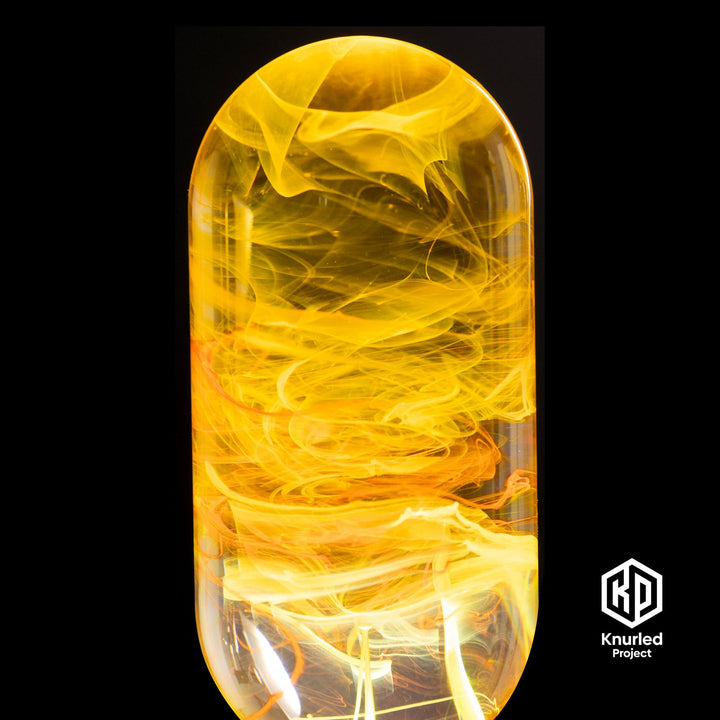 Yellow lava mood bulb